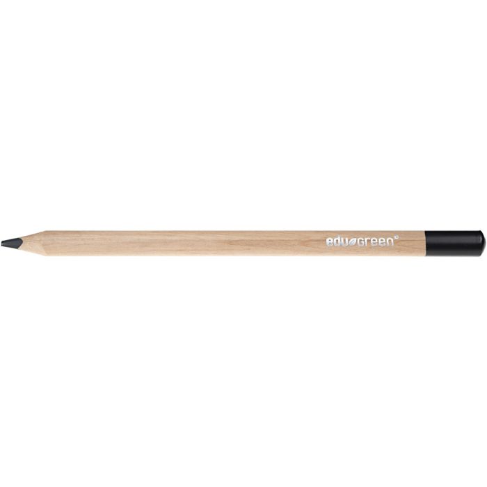 Edugreen Jumbo Kleurpotloden, vulling 5 mm, zwart, 10 stuk/ 1 doos