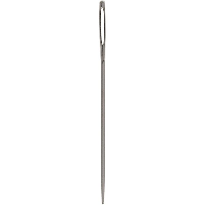 Borduurnaalden, Lengte van het oog: 8 mm , afm 20, L: 42 mm, zonder punt, 25 stuk/ 1 doos