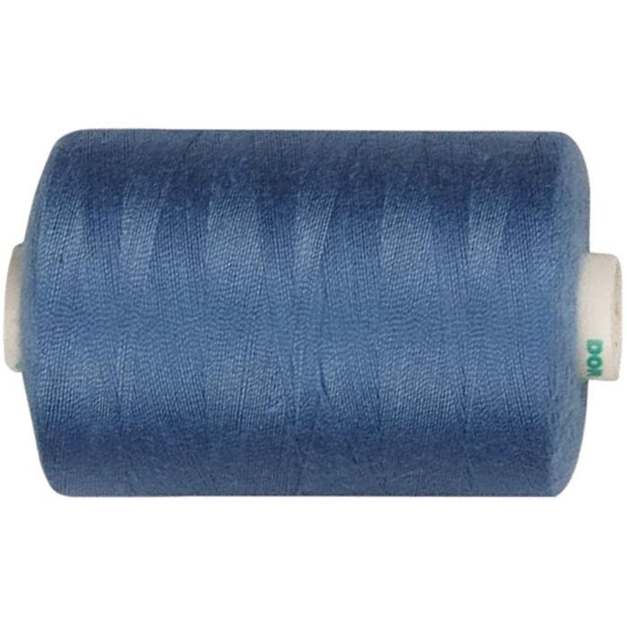 Naaigaren, middenblauw, 1000 m/ 1 rol