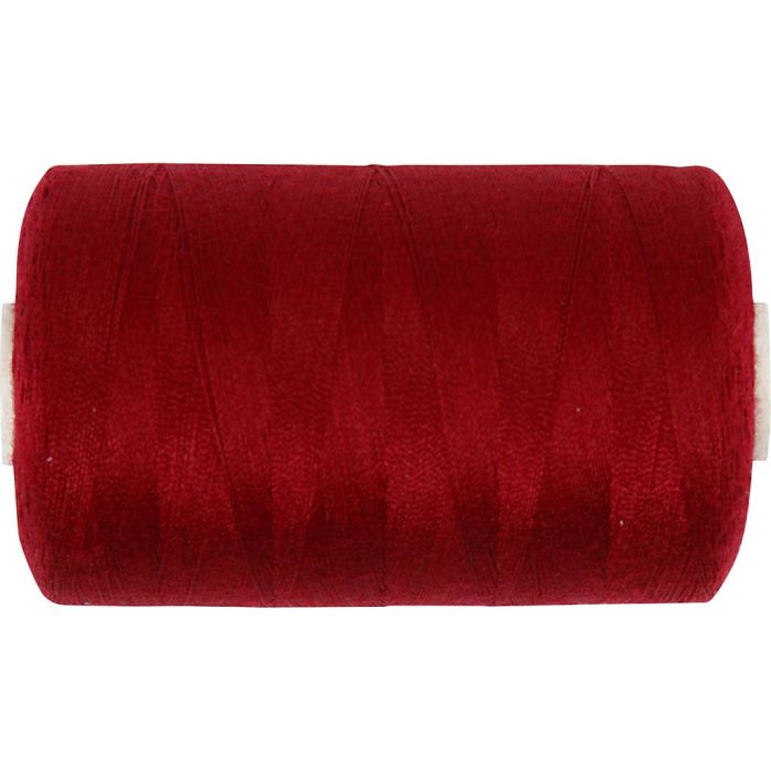 Naaigaren, wijnrood, 1000 m/ 1 rol
