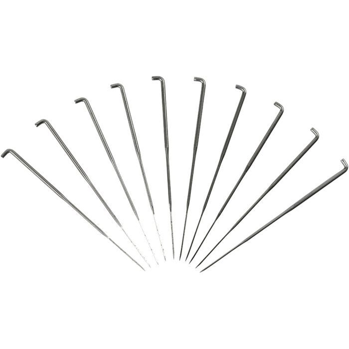 Viltnaald, L: 7,5 cm, medium , 10 stuk/ 1 doos