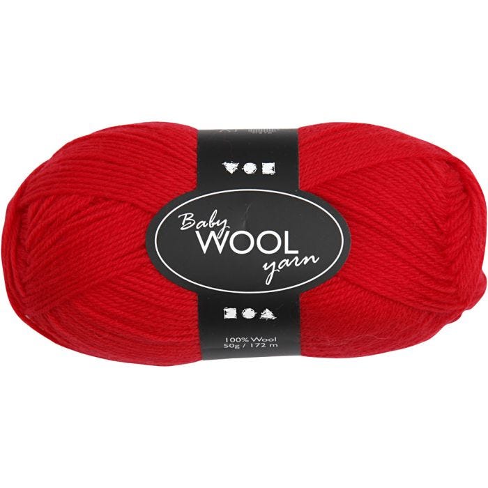 Baby Garen, L: 172 M, rood, 50 gr/ 1 bol