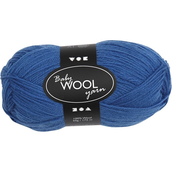Baby Garen, L: 172 M, blauw, 50 gr/ 1 bol