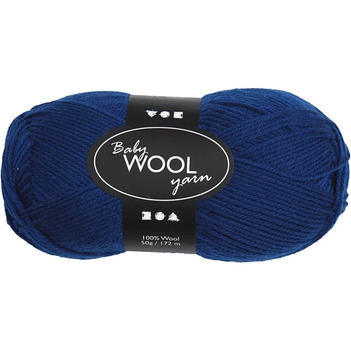 Baby Garen, L: 172 M, donkerblauw, 50 gr/ 1 bol