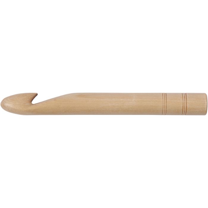 Haaknaald, 25, L: 23 cm, afm 25 mm, 1 stuk