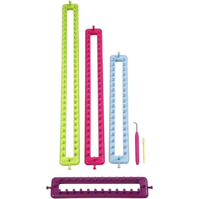 Knitting loom, 25-35-45-55 cm, 1 set
