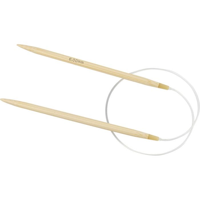 Rond breinaalden, 60 cm, 6 mm, 1 stuk