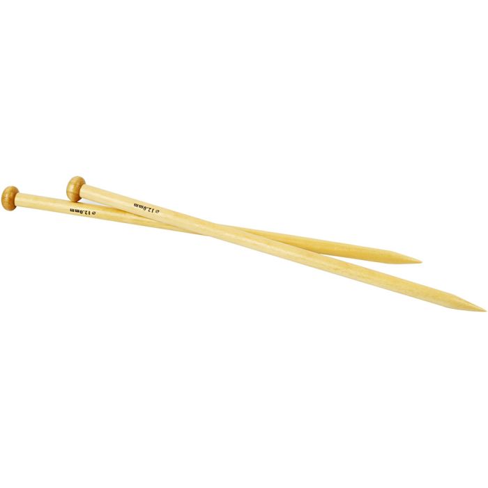Breinaalden, 35 cm, 12 mm, 1 paar