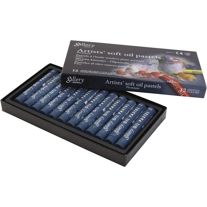 Gallery Oliepastel, 7 cm, 11 mm, prussian blue (447), 12stuk/ 1 doos