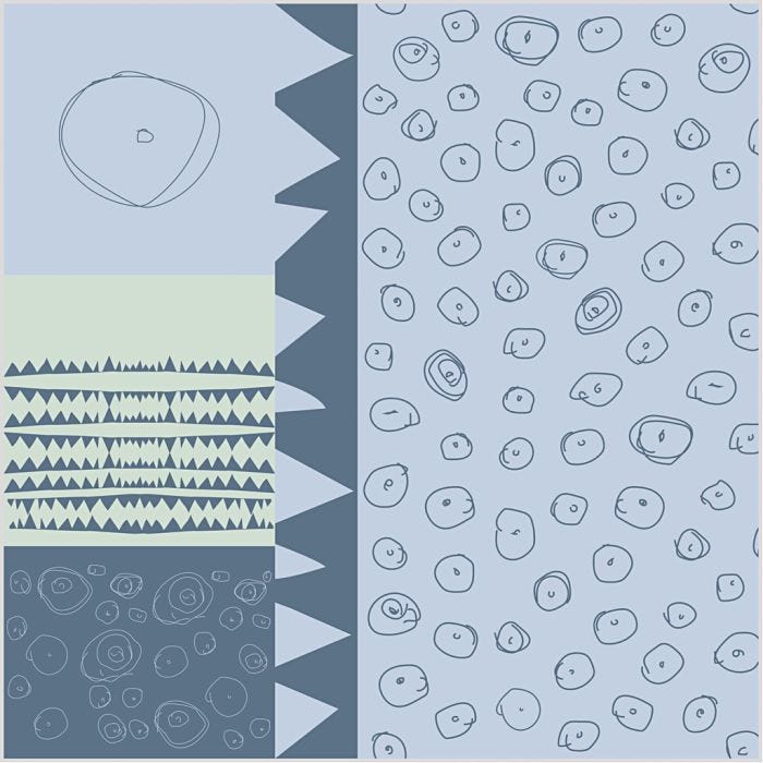 Stof, B: 145 cm, 140 gr, blauw, 1 str.m