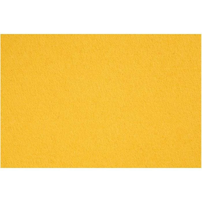Hobbyvilt, vel 42x60 cm, dikte 3 mm, geel, 1 vel