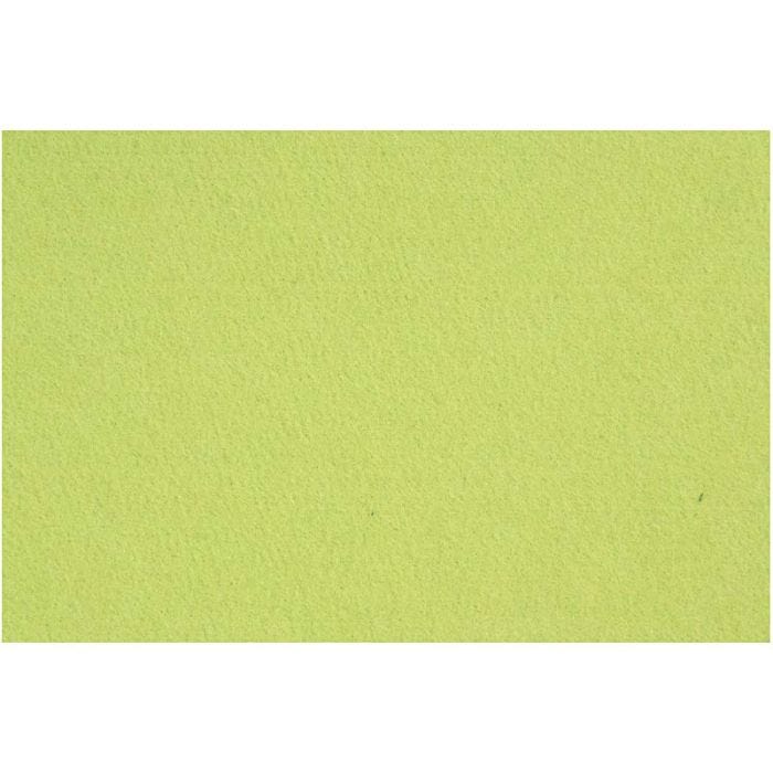 Hobbyvilt, vel 42x60 cm, dikte 3 mm, lichtgroen, 1 vel