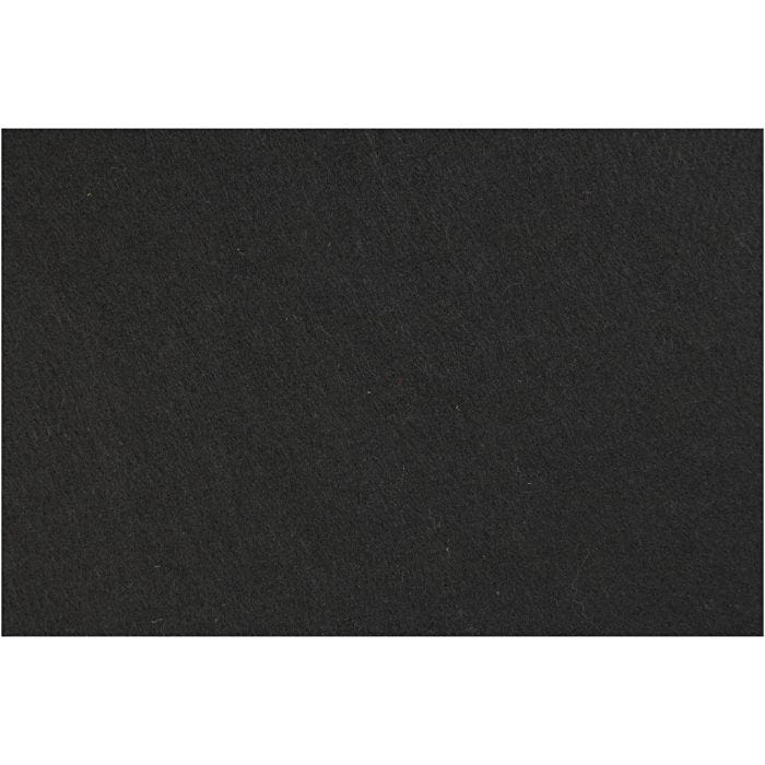 Hobbyvilt, vel 42x60 cm, dikte 3 mm, zwart, 1 vel