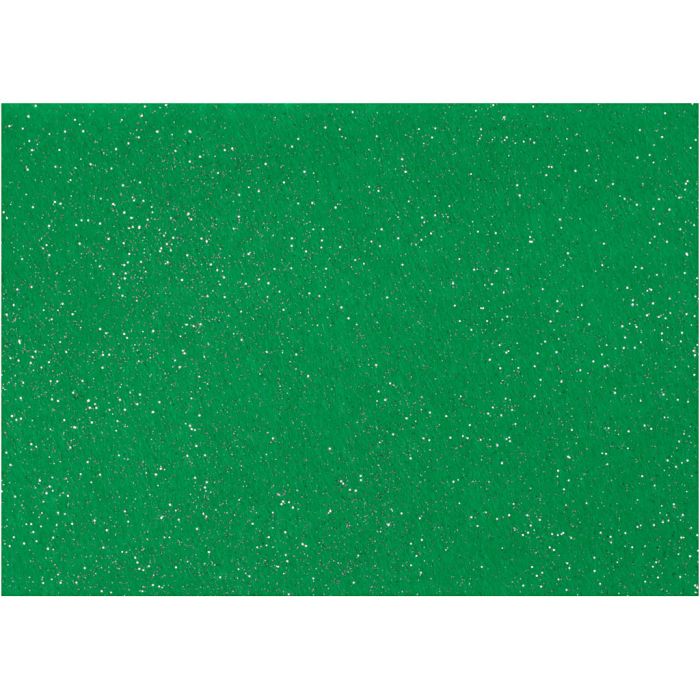 Hobbyvilt, A4, vel 210x297 mm, dikte 1 mm, groen, 10 vel/ 1 doos