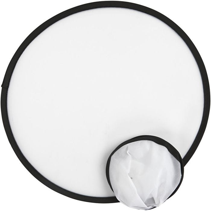 Frisbee, d 25 cm, wit, 5 stuk/ 1 doos