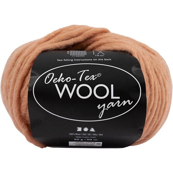Wolgaren, L: 50 M, beige, 50 gr/ 1 bol