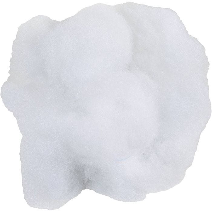 Poppenvulling, wit, 50 gr/ 1 doos