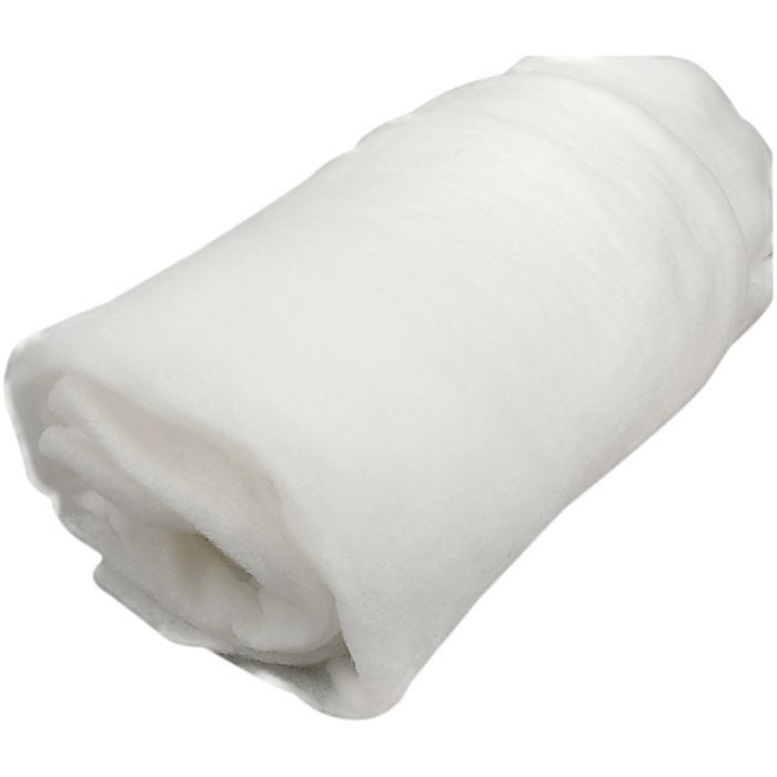 Polyester Vulling , B: 160 cm, dikte 0,6 cm, 60 gr, 10 m/ 1 rol