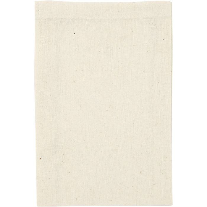 Tas, afm 10x15 cm, 115 gr, licht naturel, 4 stuk/ 1 doos