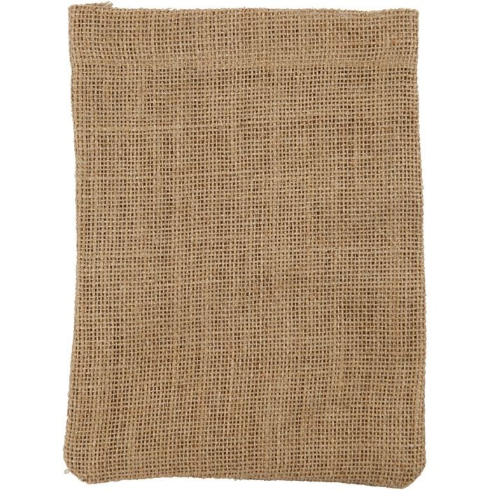 Tas, afm 15x20 cm, 275 gr, bruin, 4 stuk/ 1 doos