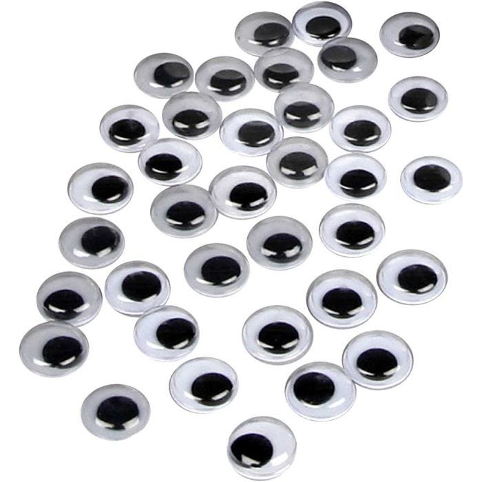 Wiebelogen, niet zelfklevend, d 10 mm, 1000 stuk/ 1 doos