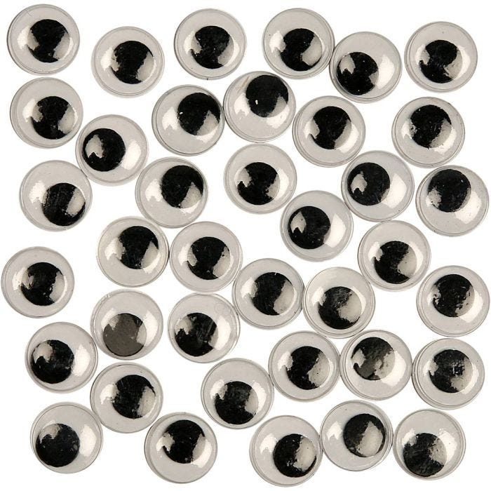 Wiebelogen, niet zelfklevend, d 12 mm, 30 stuk/ 1 doos