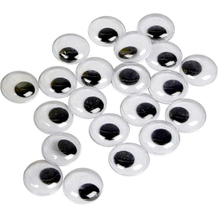 Wiebelogen, niet zelfklevend, d 14 mm, 1000 stuk/ 1 doos