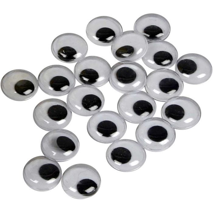 Wiebelogen, niet zelfklevend, d 14 mm, 30 stuk/ 1 doos