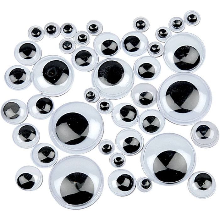 Wiebelogen, niet zelfklevend, 4-20 mm, 1100div/ 1 doos