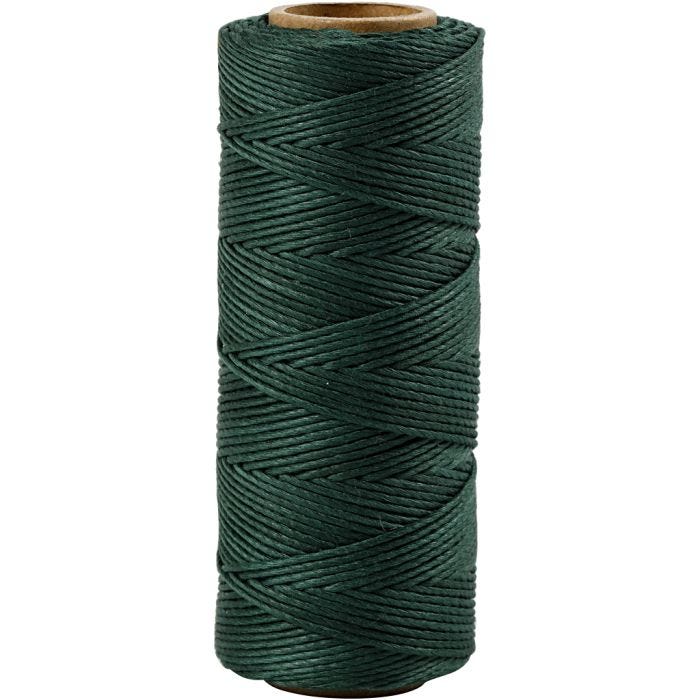 Bamboekoord, dikte 1 mm, groen, 65 m/ 1 rol