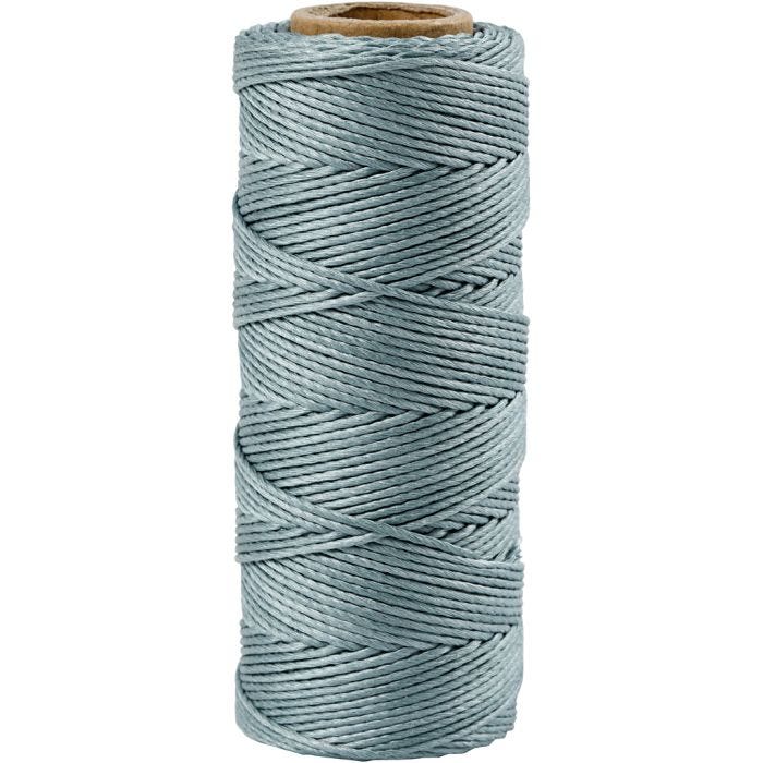 Bamboekoord, dikte 1 mm, dark turquoise, 65 m/ 1 rol