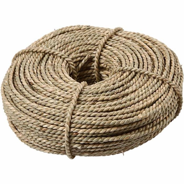Zeegras, dikte 2,8-3 mm, beige, 500 gr/ 1 bol