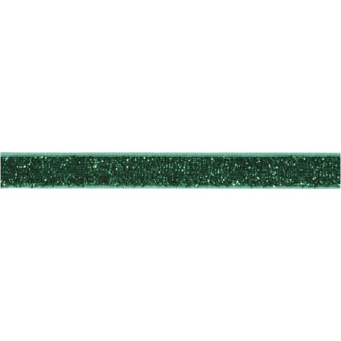 Lint, B: 10 mm, groen, 5 m/ 1 rol