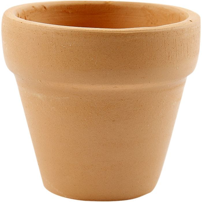 Bloempot, H: 4,2 cm, d 5 cm, 48stuk/ 1 doos