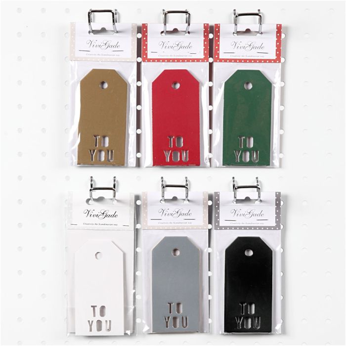 Cadeaulabels, TO YOU, afm 5x10 cm, 300 gr, 6x10 doos/ 1 doos