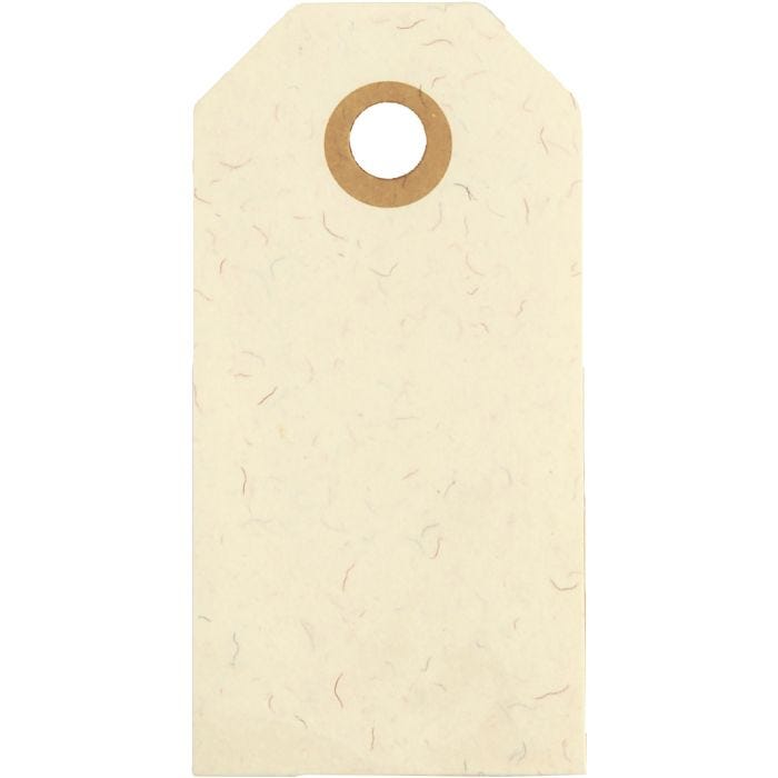 Manilla-labels, afm 4x8 cm, 250 gr, crème, 20stuk/ 1 doos