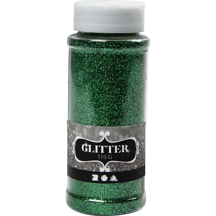 Glitter, groen, 110gr/ 1 Doosje