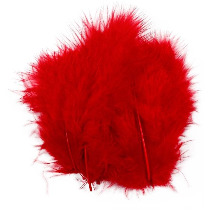 Dons, 5-12 cm, rood, 15stuk/ 1 doos