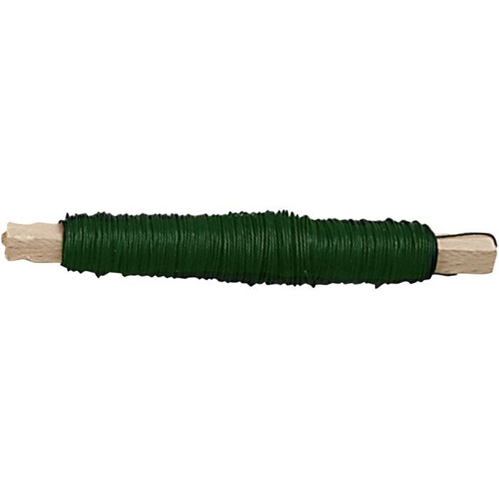 Bloemendraad, 0,5 mm, groen, 50m/ 1 rol