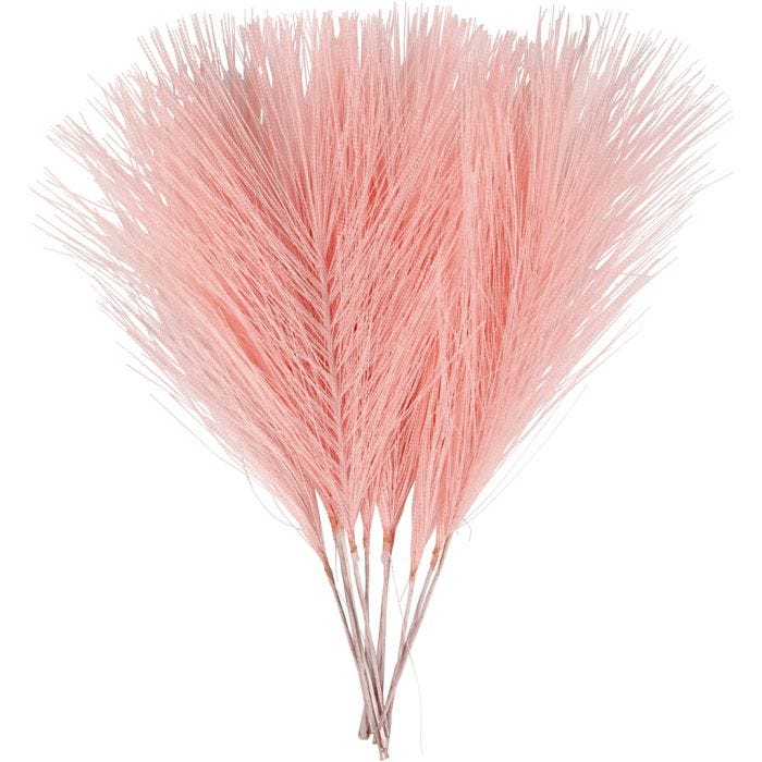 Kunstveren, 15 cm, 8 cm, lichtrood, 10stuk/ 1 doos