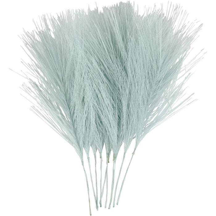Kunstveren, 15 cm, 8 cm, lichtblauw, 10stuk/ 1 doos