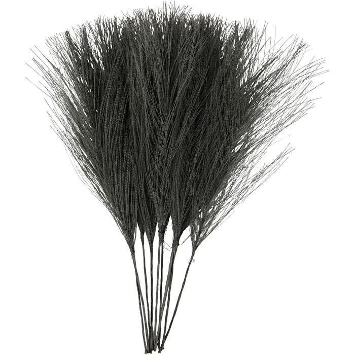 Kunstveren, 15 cm, 8 cm, zwart, 10stuk/ 1 doos