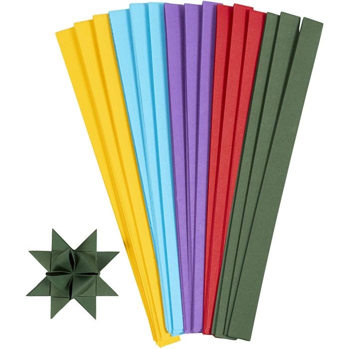 Vlechtstroken, L: 45 cm, d 6,5 cm, B: 15 mm, diverse kleuren, 500 stuk/ 1 doos