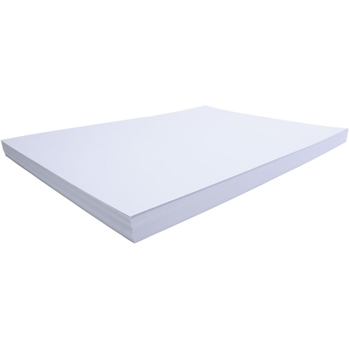 Karton, vel 50x70 cm, 270 gr, wit, 100 vel/ 1 doos
