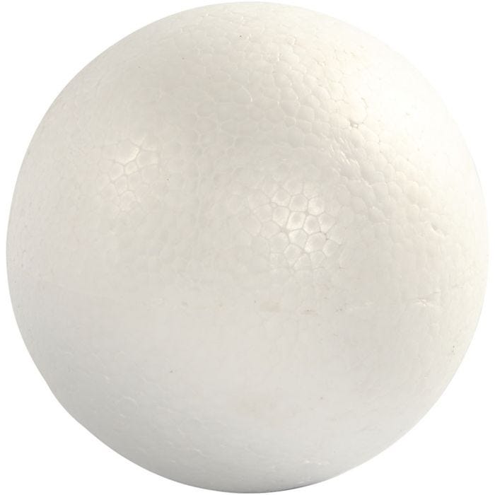 Ballen, 14,8 cm, wit, 1 stuk