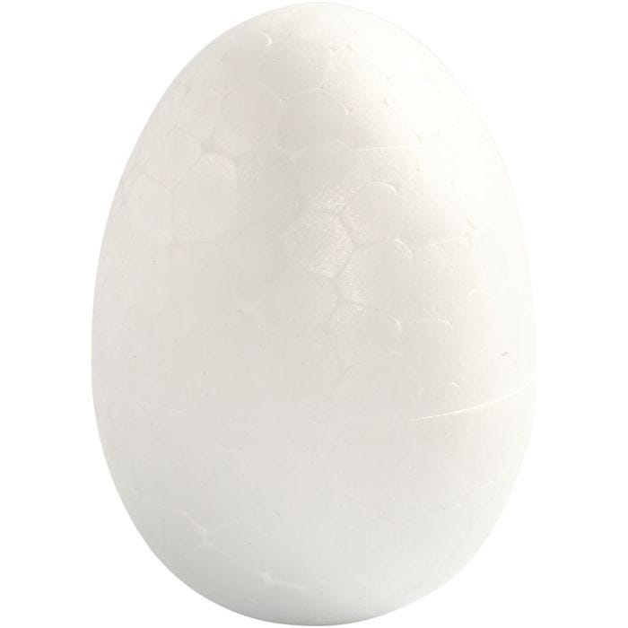 Eieren, H: 4,8 cm, wit, 100stuk/ 1 doos