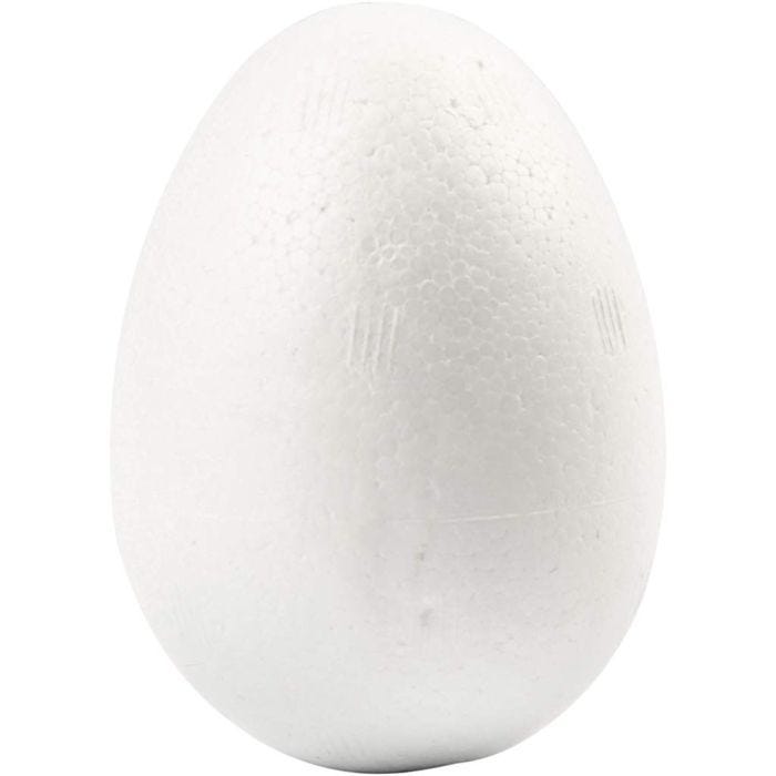 Eieren, H: 6 cm, wit, 50stuk/ 1 doos