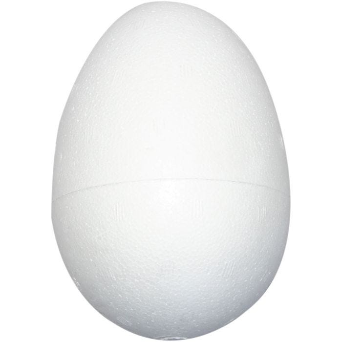 Eieren, H: 12 cm, wit, 25stuk/ 1 doos