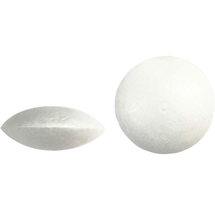 Ufo's, d 7,5 cm, dikte 31 mm, wit, 100stuk/ 1 doos