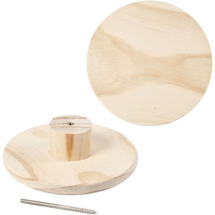 Kapstok, rond, 4,5 cm, 15 cm, 1 stuk